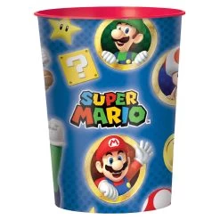 AMSCAN 16oz. Super Mario Brothers Metallic Favor Cup, 8ct.