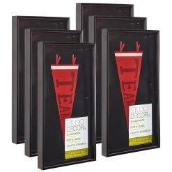 6 Pack: Black 16" X 31" Shadowbox By Studio Décor®