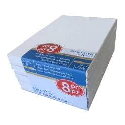 4 Packs: 8 Ct. (32 Total) 9" X 12" Super Value Canvas By Artist's Loft® Necessities™ -Tailoring Master MP229858 4