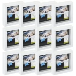 12 Pack: White 6" X 6" Mini Shadow Box By Studio Décor®