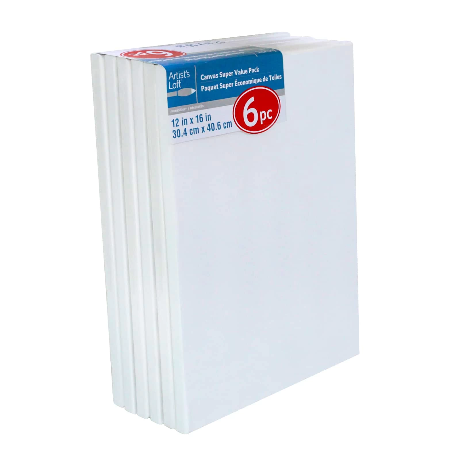 4 Packs: 6 Ct. (24 Total) 12" X 16" Super Value Canvas By Artist's Loft® Necessities™ 6 4 Packs: 6 Ct. (24 Total) 12" X 16" Super Value Canvas By Artist's Loft® Necessities™ - Image 6