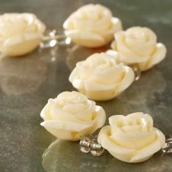 12 Pack: Stone Composite Flower Beads, 14mm By Bead Landing™ -Tailoring Master MP320720 1