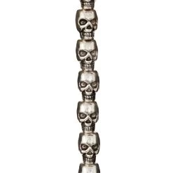 9 Packs: 12 Ct. (108 Total) Silver-Plated Metal Skull Beads, 12mm By Bead Landing™