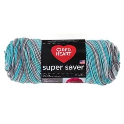 12 Pack: Red Heart® Super Saver® Yarn, Prints, Multis & Flecks -Tailoring Master MP480682 1