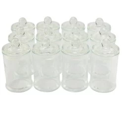 6 Packs: 12 Ct. (72 Total) Mini Glass Jars With Lids By Celebrate It™ -Tailoring Master MP536606 1