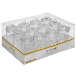 6 Packs: 12 Ct. (72 Total) Mini Glass Jars With Lids By Celebrate It™ -Tailoring Master MP536606 2