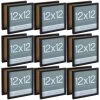 9 Packs: 2 Ct. (18 Total) Black Fundamentals 12" X 12" Display Case By Studio Décor®