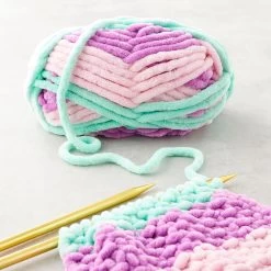 18 Pack: Sweet Snuggles™ Stripes Yarn By Loops & Threads® -Tailoring Master MP640115 20