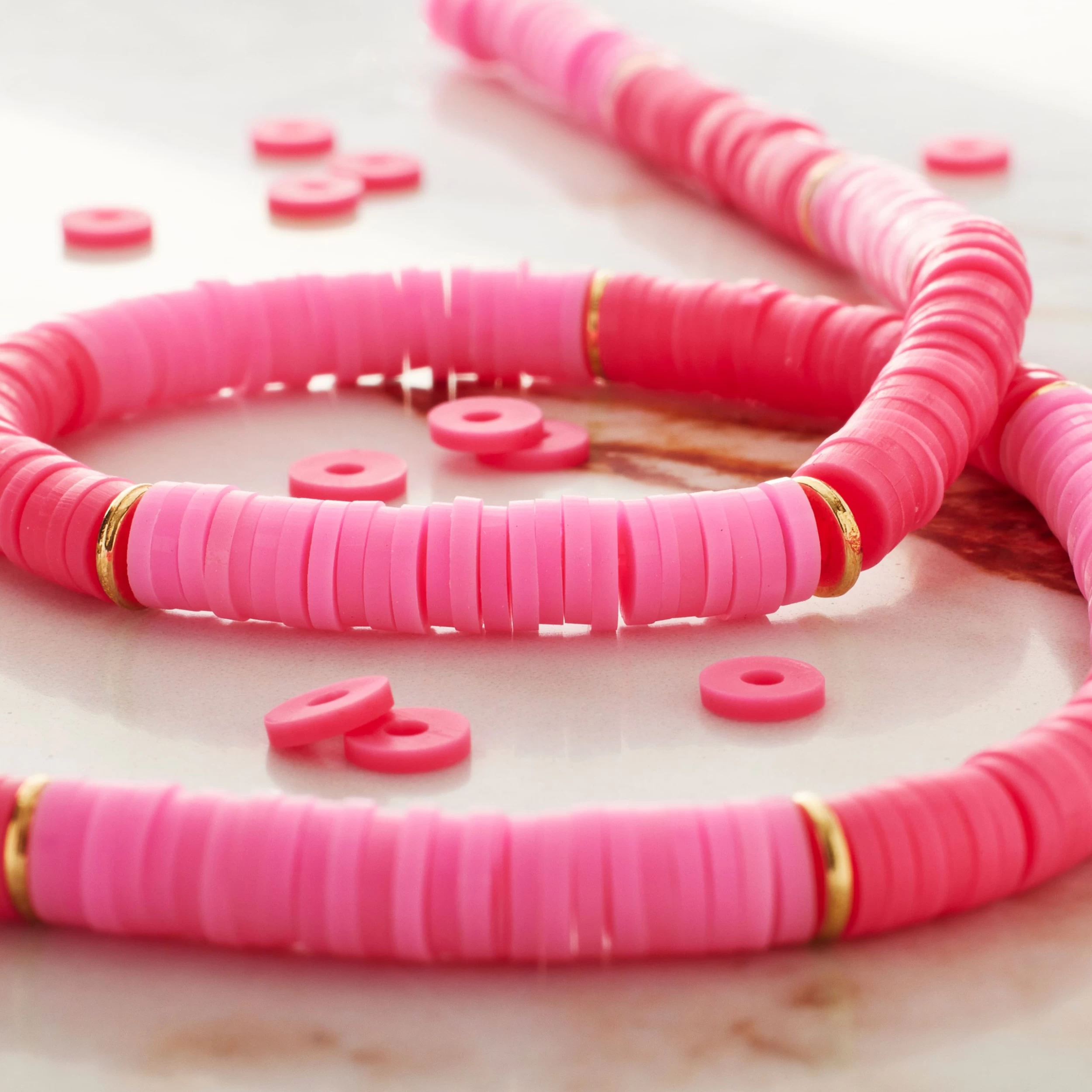 12 Pack: Polymer Clay Heishi Beads, 6mm By Bead Landing™ 17 12 Pack: Polymer Clay Heishi Beads, 6mm By Bead Landing™ - Image 17